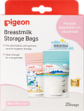  Пакеты для заморозки и хранения грудного молока 120 мл, 25 шт, Holiday